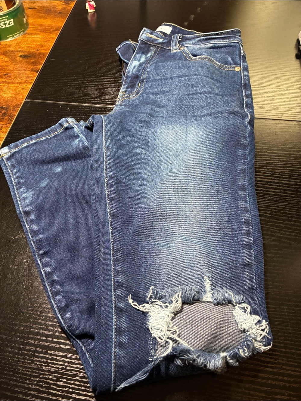 KanCan Dark Blue Distressed Skinny Jeans